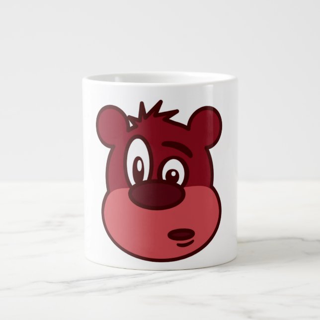 FUNNY ANSIKTE BEAR JUMBO MUGG (Framsidan)
