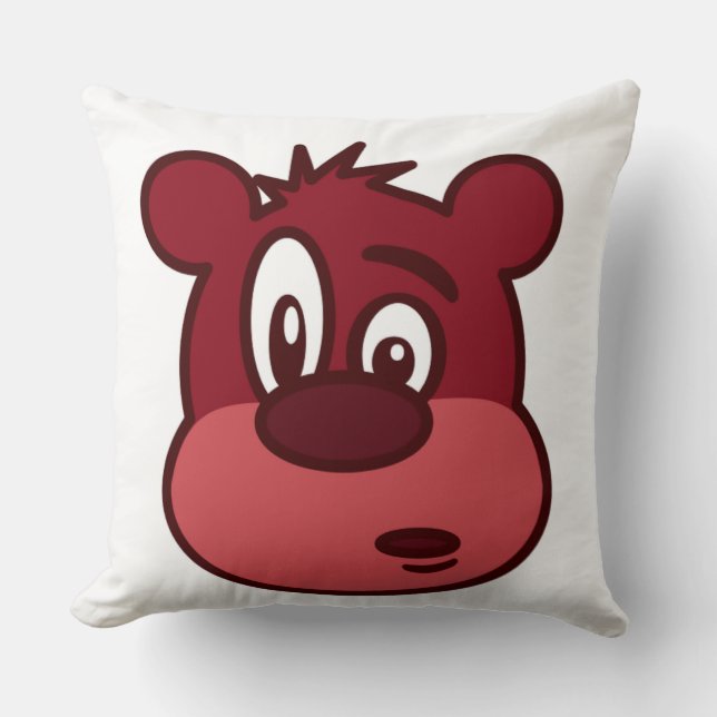FUNNY ANSIKTE BEAR KUDDE (Framsida)