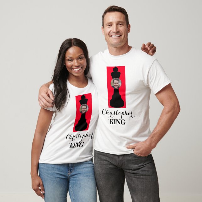Funny ansikte chess biet t shirt (Unisex)