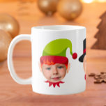 Funny Ansikte Elf & Santa Mugg<br><div class="desc">Skratt och helgdag till kakaotiden med den här personligen.. Den vackra Ansikte-julen mugg! Lägg till dina egna foton i leksaken Elf, snögubbe och Santa designer för en vismisk vändning som hela familjen kommer att göra i kärlek. Perfekt för barn, syskon eller helgdag presentbörser gör det här mugg att ansikte blir...</div>
