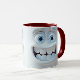 Funny Ansikte Expression Ceramic Coffee Mugg ☕