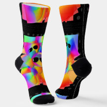 Funny Ansikte i svart glas