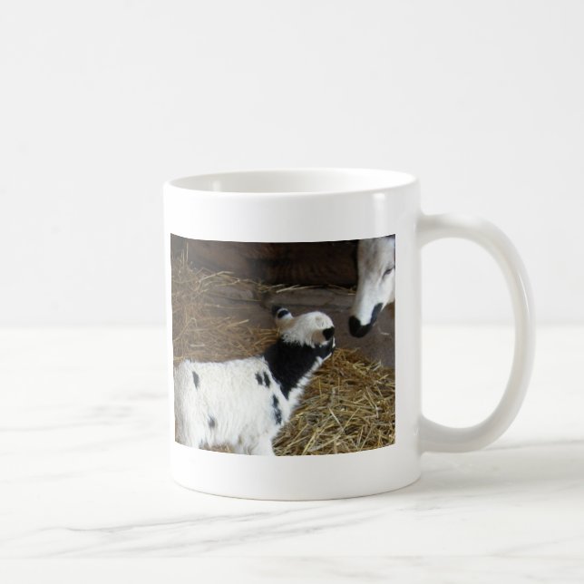 Funny Ansikte Lamb Kaffemugg (Höger)