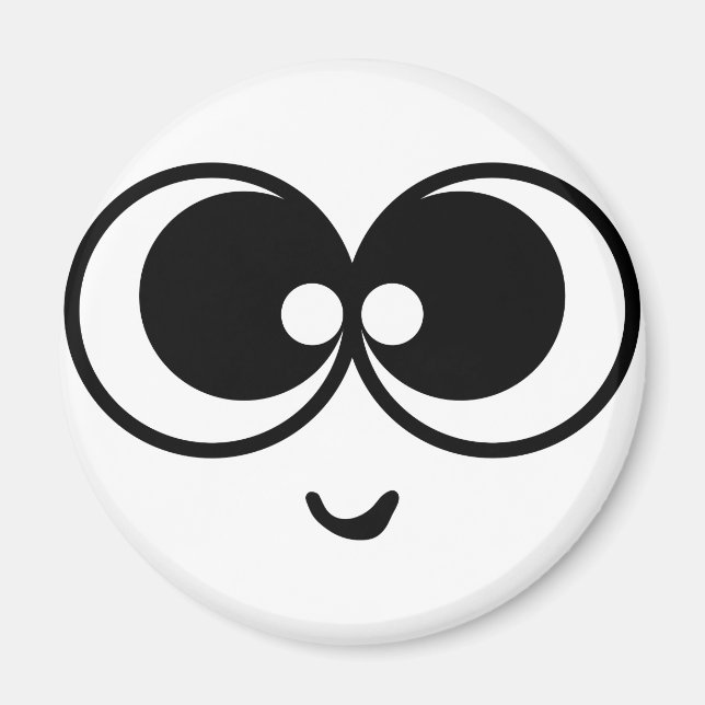 Funny Ansikte Magnet (Framsidan)