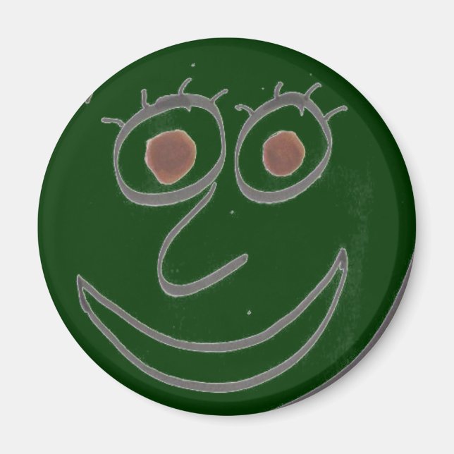 Funny Ansikte Magnet (Framsidan)