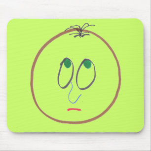 Funny Ansikte Mouse Pad Musmatta