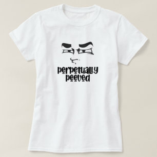 Funny Ansikte Peected T-Shirt