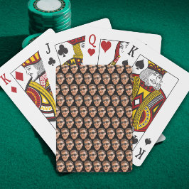 Funny Ansikte Photo Anpassningsbar Casinokort