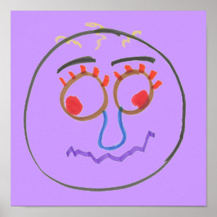 Funny Ansikte Poster