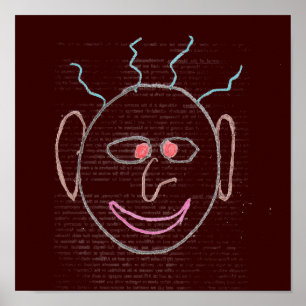 Funny Ansikte Poster