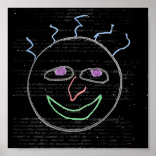 Funny Ansikte Poster