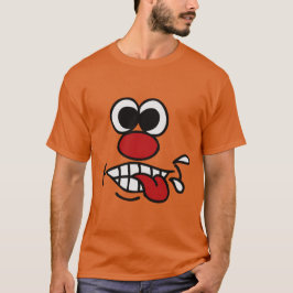 Funny Ansikte-skjortor och jacka Tee Shirt