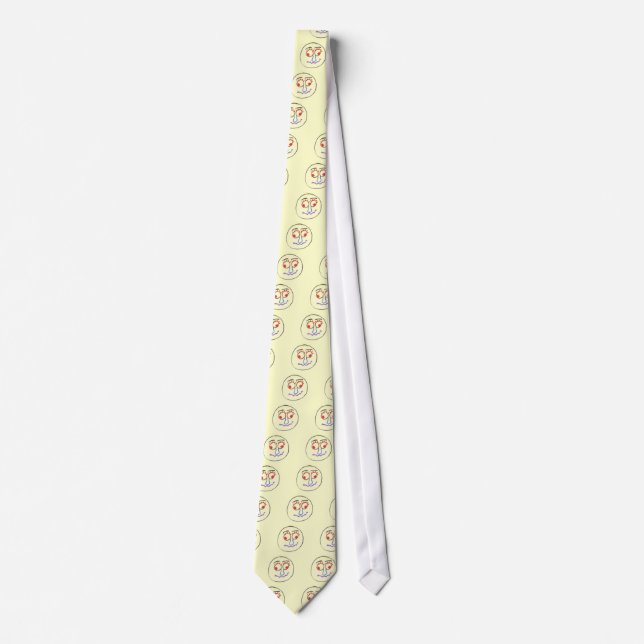 Funny Ansikte Tie Slips (Framsida)