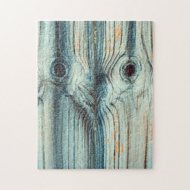 Funny Ansikte, Wood Grain Pussel (Vertikal)