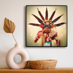 Funny Ansikte Wood Kachina Doll upplever varje ögo Fyrkantig Klocka<br><div class="desc">Vem kan motstå ett ansikte som detta? Kom ihåg att "njuta av varje ögonblick" medan du användor den här krångliga, färgstarka tecknet, fotografiväggklocka. Gör en underbar gåva till någon speciell! Du kan enkelt anpassa den här muskelklockan för fotografering och jag erbjuder även anpassning för alla produkter. Var snäll och meddela...</div>