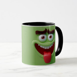 Funny Ansikte Wrap Mugg