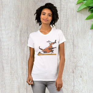 Funny Anteater Tecknad Quirky Running Animal T Shirt