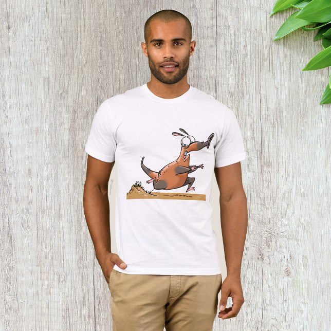 Funny Anteater Tecknad Quirky Running Animal T Shirt (Skapare uppladdad)