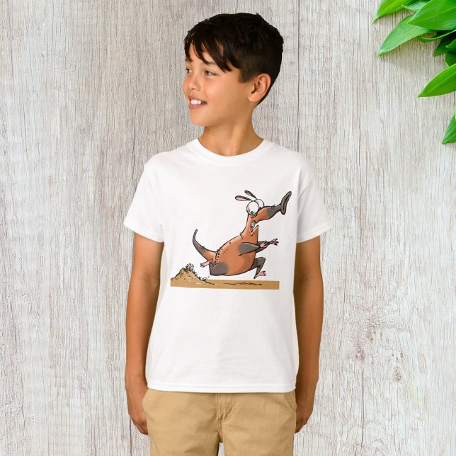 Funny Anteater Tecknad Quirky Running Animal T Shirt (Skapare uppladdad)