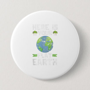 Funny Anti Flat Earth TShirt Knapp
