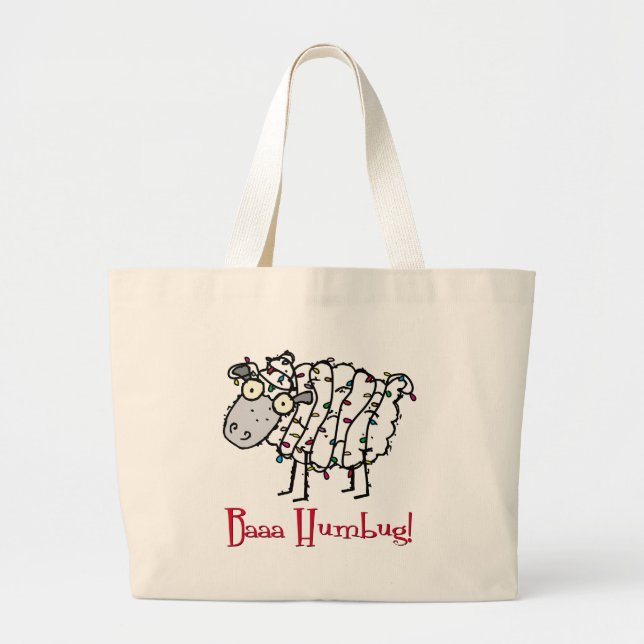 Funny Anti Helgdag Bags Jumbo Tygkasse (Framsidan)