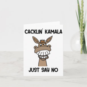 Funny Anti Kamala Harris Laughing Donkey Kort