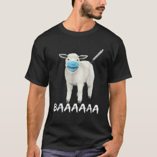 Funny-ANTI-MASK-SHEEP-WITH-ANSIKTE-MASK-Vaccine-Ba T Shirt
