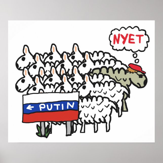 Funny Anti Putin Poster (Framsidan)