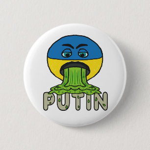 Funny Anti Putin Vomit Emoji Knapp