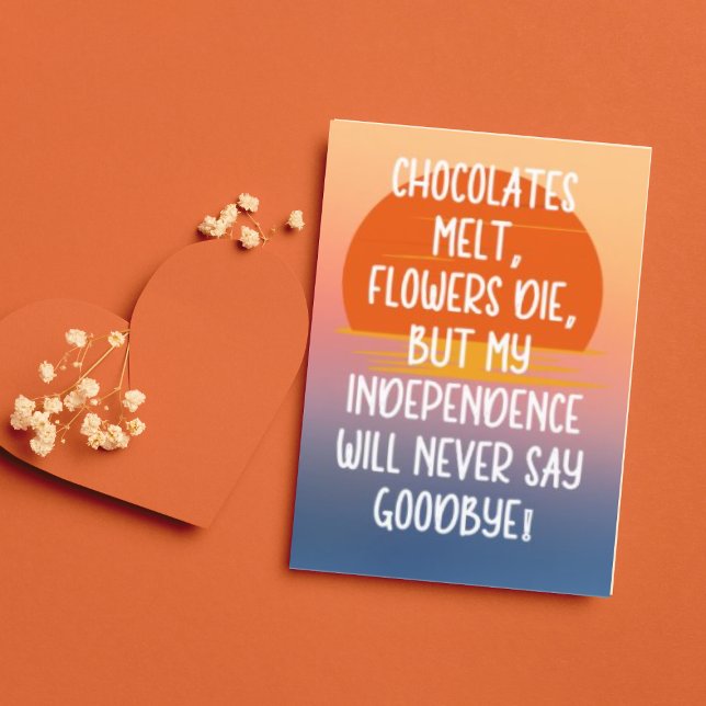 Funny Anti Valentines day Helgkort (Buy or Download Now!)