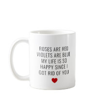 Funny Anti Valentiness Dikt Singles Red Heart