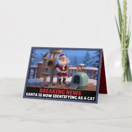 Funny anti woke Christmas card Kort