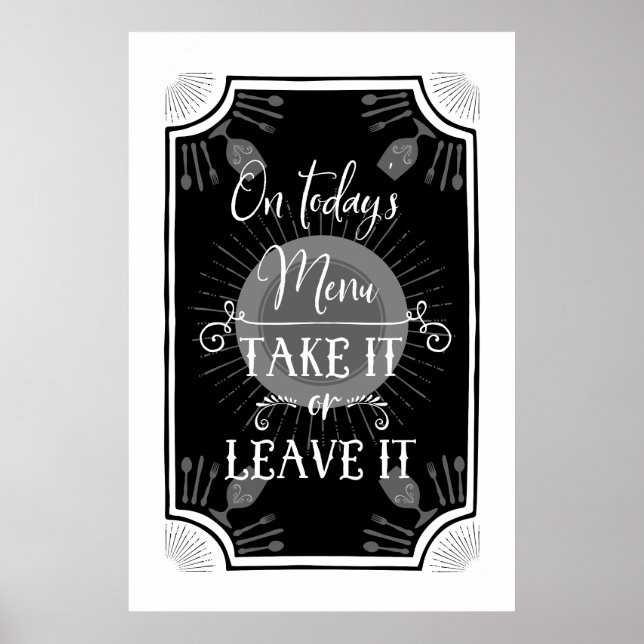 Funny Antique-skylt Poster (Framsidan)