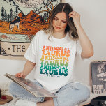 Funny Antisocial Taurus Zodiac Birthday T Shirt<br><div class="desc">Är du en Taurus som frodas i skuggorna och finner bekvämlighet i din egen värld? Bygg upp din mystiska och själviska natur med vår exklusiv anpassningsbar retro "Antisocial Taurus" övertoningstext t-shirt designad bara för dig! Gör det speciellt i extra genom att anpassa det med ditt namn. Kontakta oss via chattan...</div>