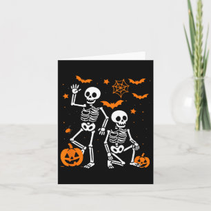Funny antitrump Halloween Skeleton Kort