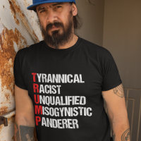 Funny antitrumpakronym Politiskt humor