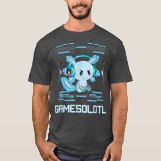 Funny Aolotl Älskare Gamesalotl Gaming Aolotl Kids T Shirt