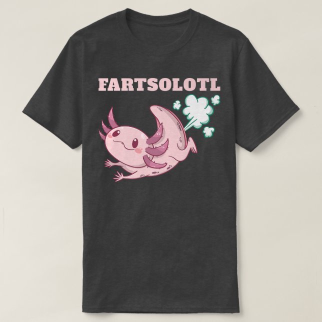 Funny aolotl fart fartalotl meican fish animals ao t shirt (Design framsida)