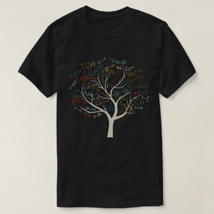 Funny AP Calculus Algebra Träd Math Teacher T Shirt