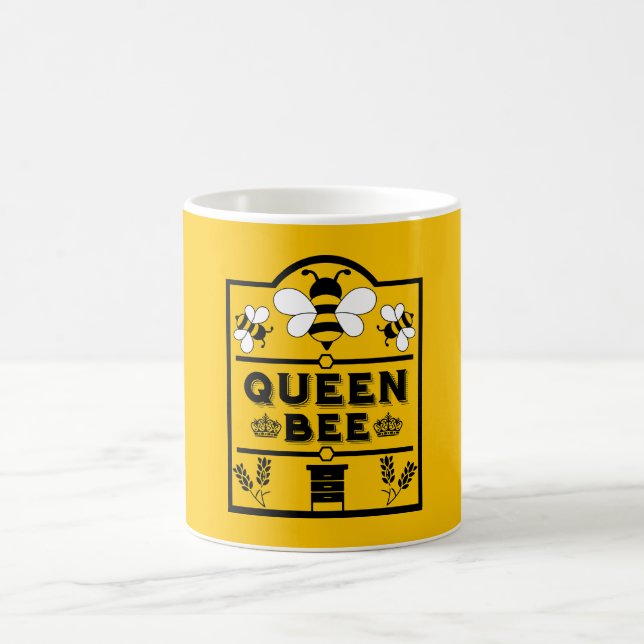 Funny Apiary honey Queen Bee Magisk Mugg (Center)
