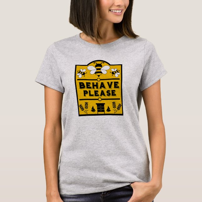 Funny Apiary Honung Farmer T Shirt (Framsida)