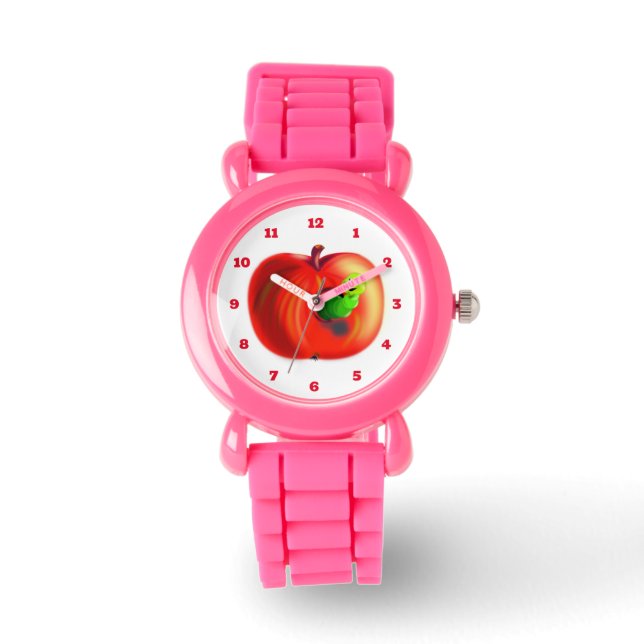 Funny Apple Kid's Watches Armbandsur (Framsida)