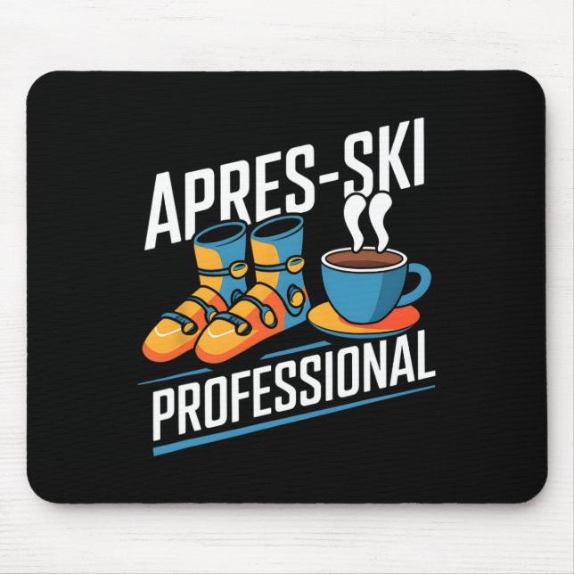 Funny Apres-ski-Professionellen Alpine Skier Musmatta (Framsidan)