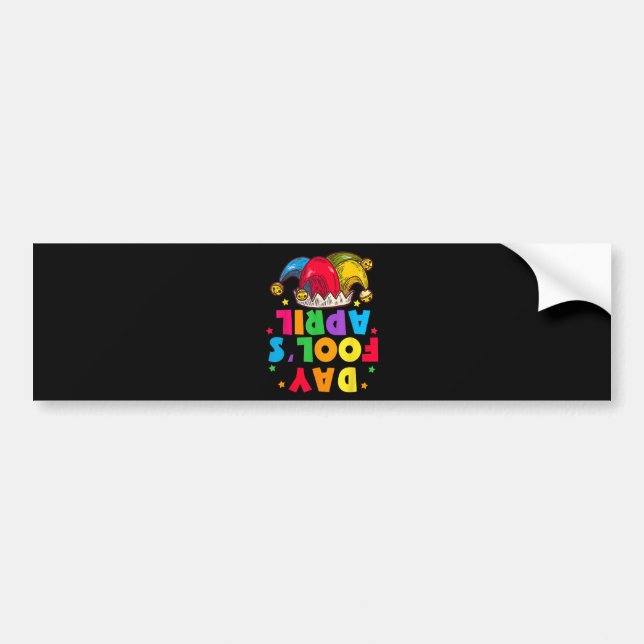 Funny April Fool's Day Pranks Kit 1st April Jokes Bildekal (Framsidan)