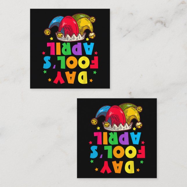 Funny April Fool's Day Pranks Kit 1st April Jokes Tilläggskort (Fram/baksida)