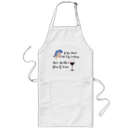 Funny Apron Långt Förkläde