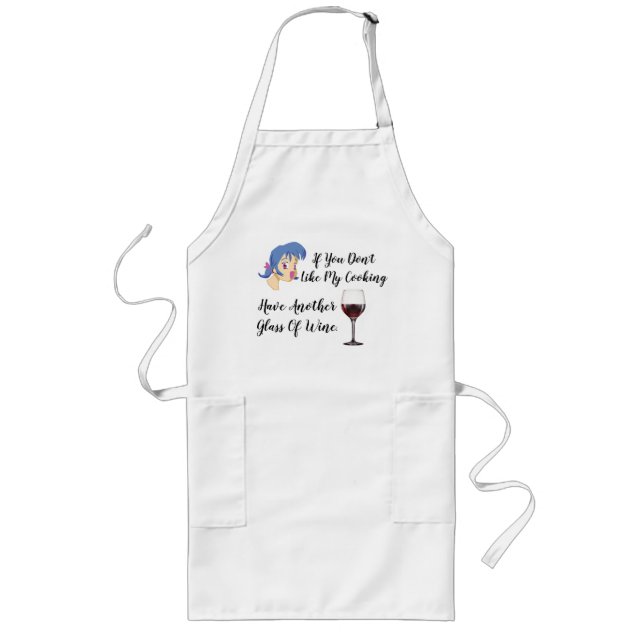 Funny Apron Långt Förkläde (Framsidan)