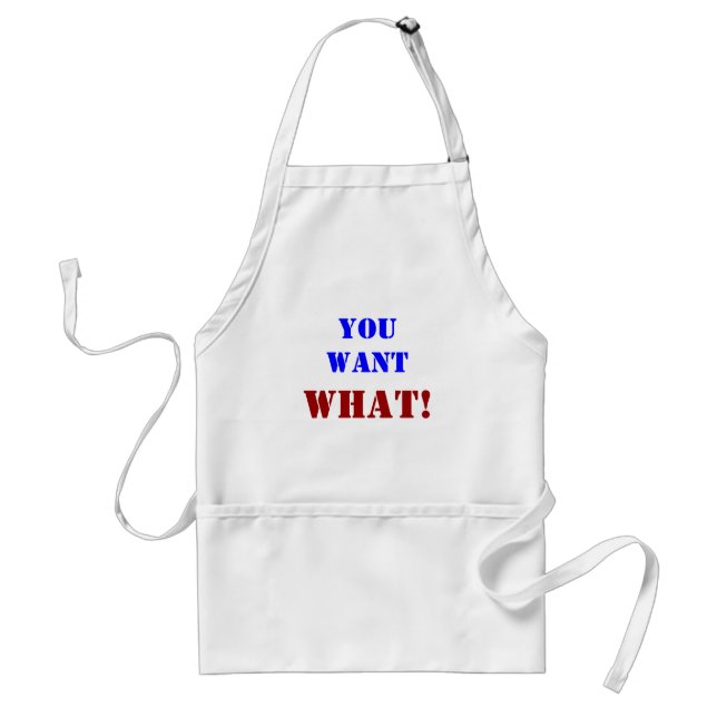 FUNNY APRONS FÖRKLÄDE (Framsidan)