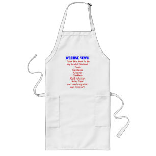 FUNNY APRONS LÅNGT FÖRKLÄDE