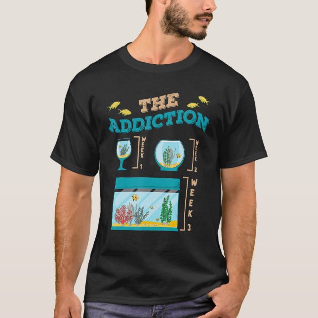 Funny Aquarium Aquarist Tank Addence Fish Keepin T Shirt (Framsida)
